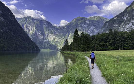Start bei St. Bartholomä am Königssee