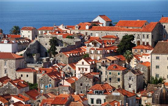 Dubrovnik terracota rooftops