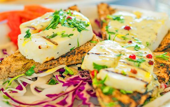 Delicious local specialities - halloumi