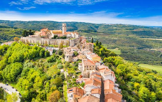 Looking over Motovun