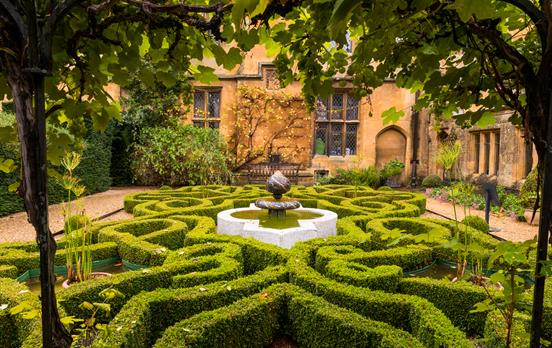 Potter around Sudeley Castle's manicured gardens