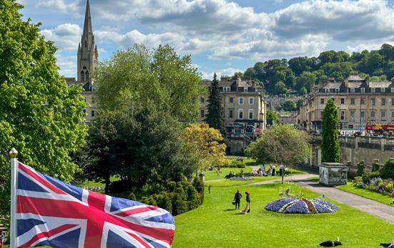 Green spaces in Beautiful Bath