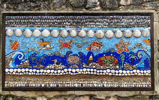 Pretty Mosaic maritime tiles