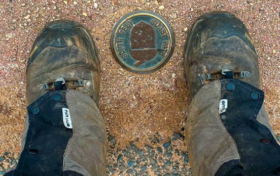 Boots on the trail
