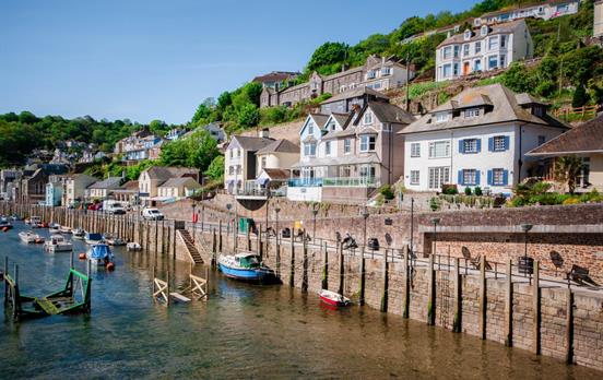 The pretty harbour of Looe