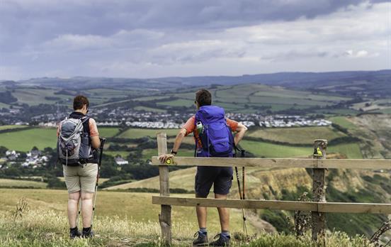 Golden Cap in West Dorset