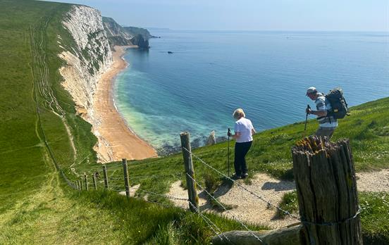 Dramatic coastal paths