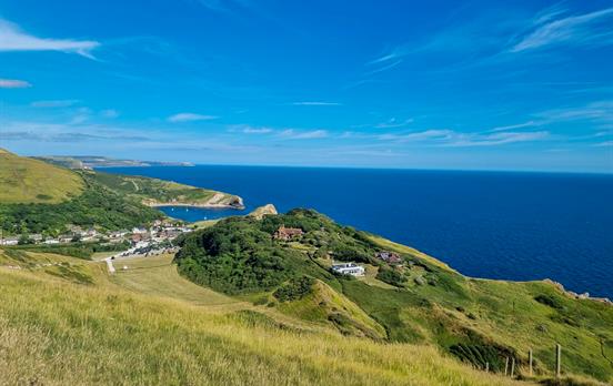 Approach into Lulworth