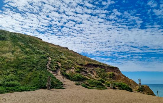 Start of the Walk at West Bay
