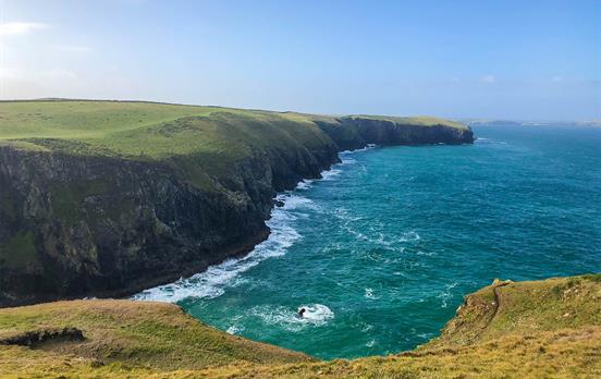 Views between Steppers Point and Trevone