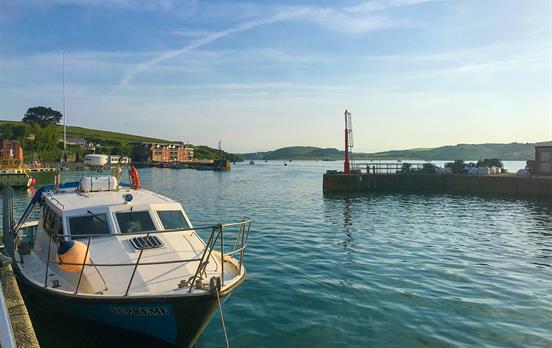 Pretty English harbour towns along the coast