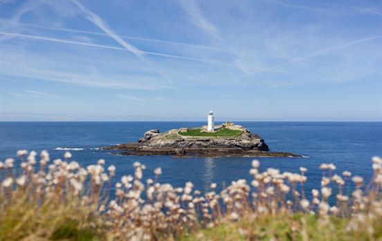 Der Leuchtturm von Godrevy Point