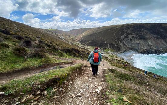 Path down to Trellas Combe