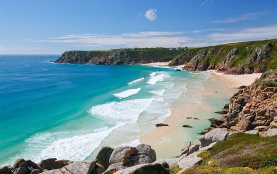 Der Traumstrand von Porthcurno