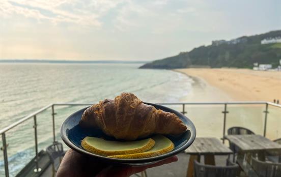 Breakfast with a view