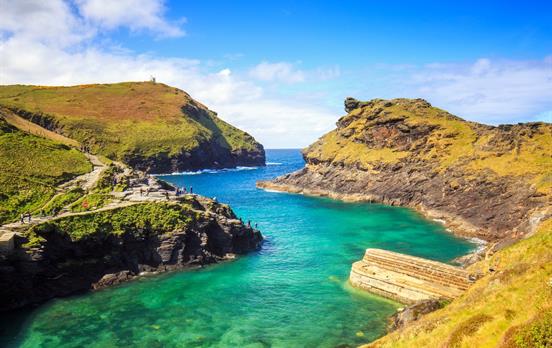 Natural inlet of Boscastle