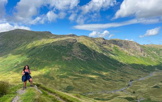 Expansive views on the way to Rosthwaite