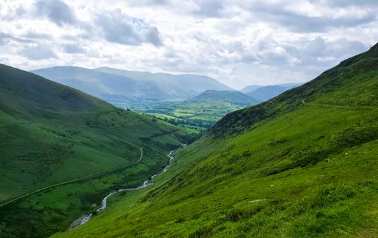 Views to Caldbeck in the distance