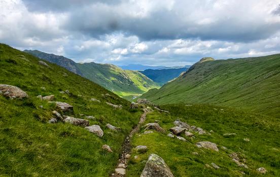 Path heading to Keswick