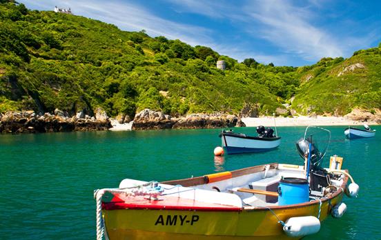 Little bays and fishing boats