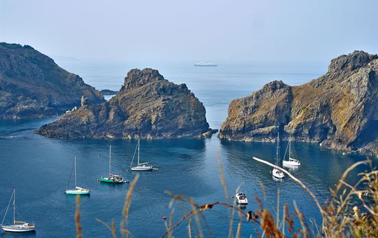 Dramatic landscapes of Sark Island