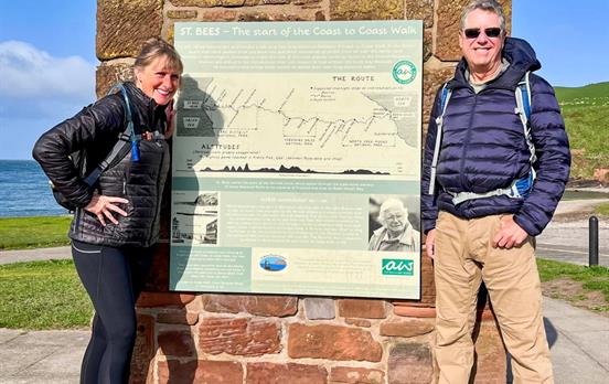 St Bees. Start of the Coast to Coast