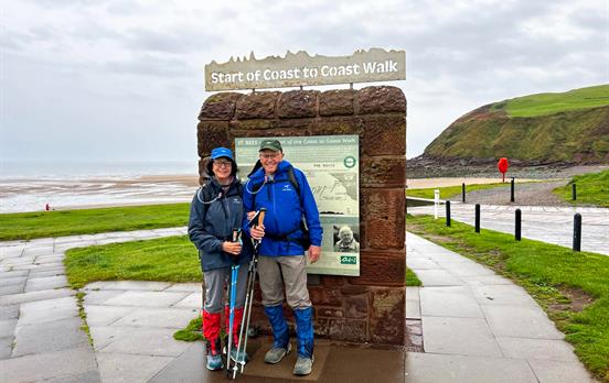 St Bees. Start of the Coast to Coast