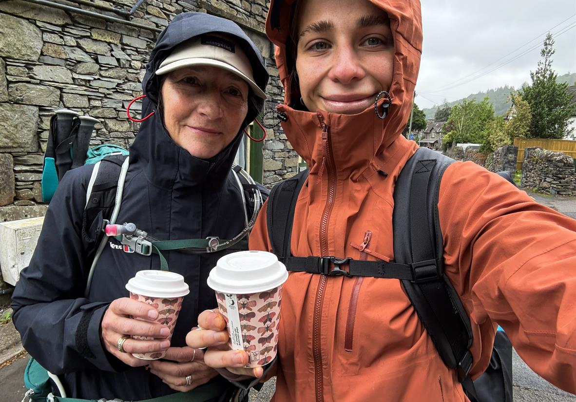 Coffee and cake in Grasmere