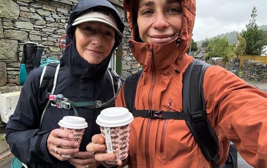 Coffee and cake in Grasmere