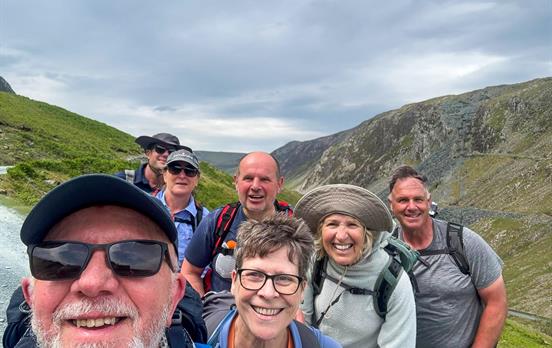 Macs Moment before entering the Borrowdale Valley