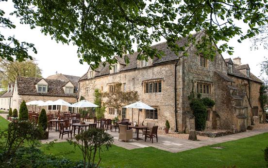 Stay in the famous Slaughters Inn