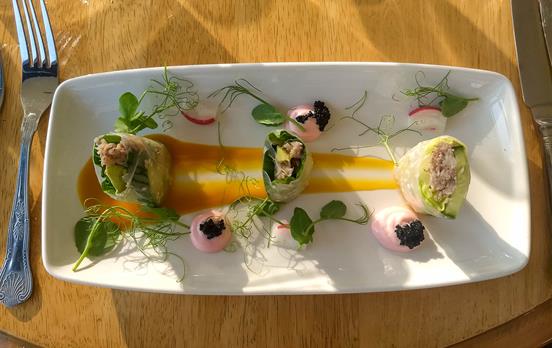 Its not just "pub grub" in the English countryside