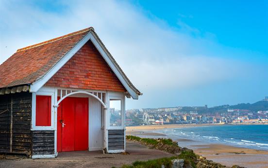 Old Beach Huts in Scarborough