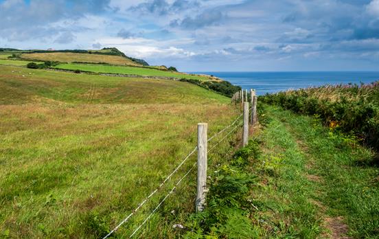 Far-reaching coastal views
