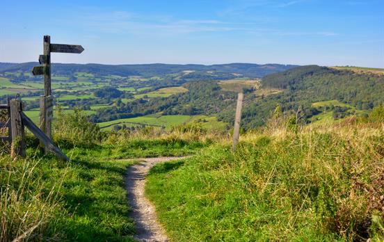 Walk through the North York Moors national park