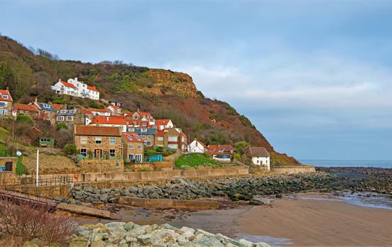 Pretty coastal village of Runswick Bay