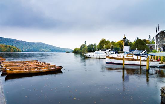 The glistening water of Lake Windermere