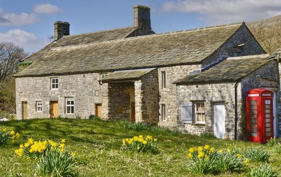 Local stone house