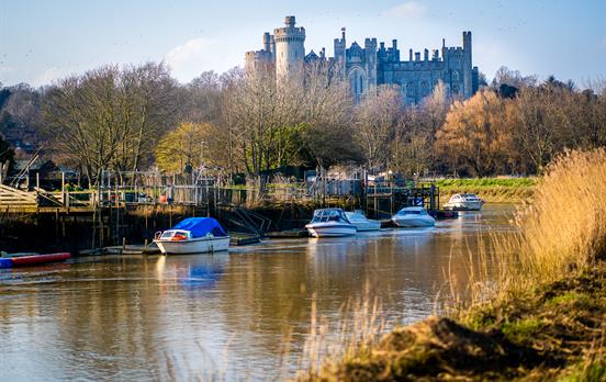 Views to the mighty Arundel Castle