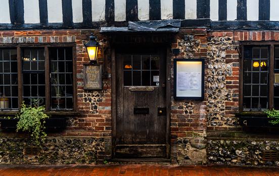 The famous George Inn in Alfriston