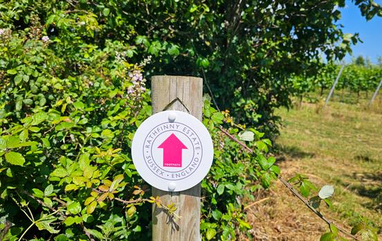 Rathfinny Wine Estate signage