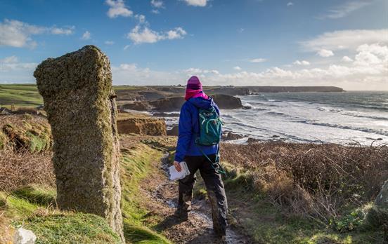 Walking views on the South West Coast Path