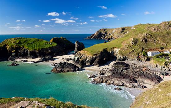 Kynance Cove on the rugged Lizard peninsula