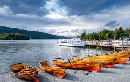 Boats in Lake Windermere