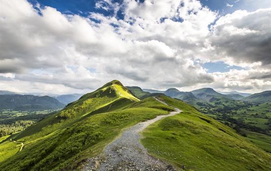 The summit of Catbells