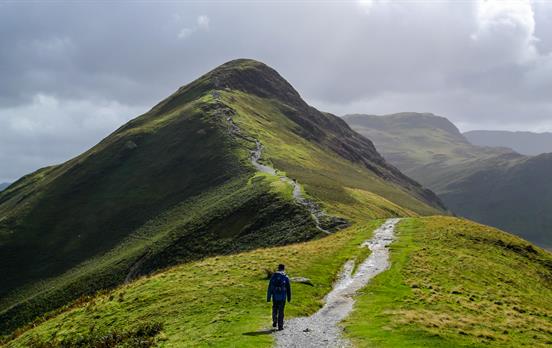 Path up to Catbells in Derwentwater