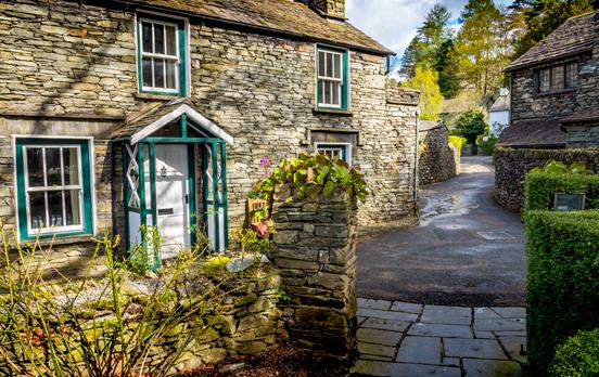 Traditional Lake District slate buildings