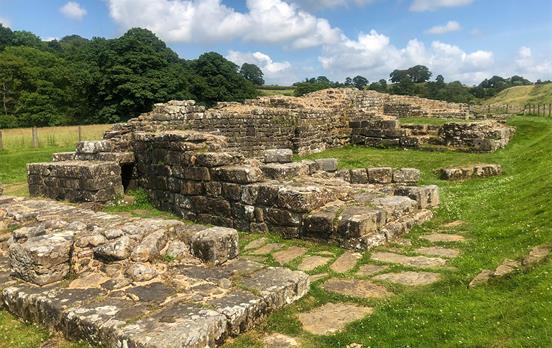 Historic ruins on the path to Gilsland
