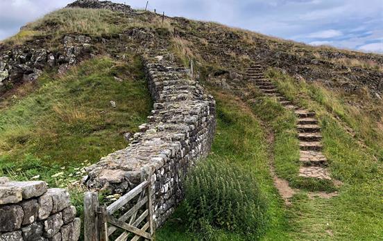 Some solid sections of the Wall still remain