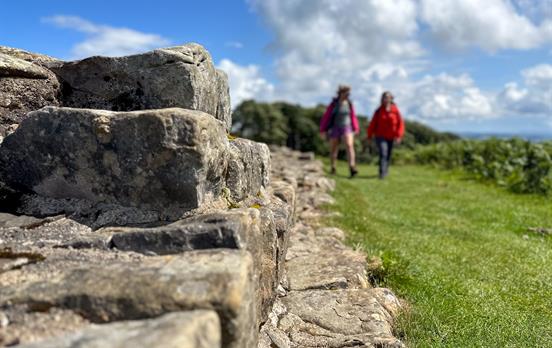 Impressive section of intact wall